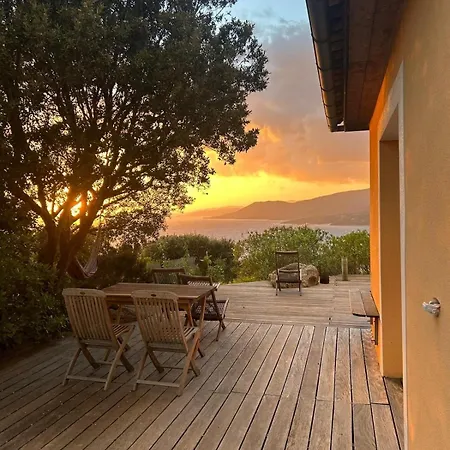 Tres Agreable Avec Piscine Balneo Et Vue Propriano (Corsica)